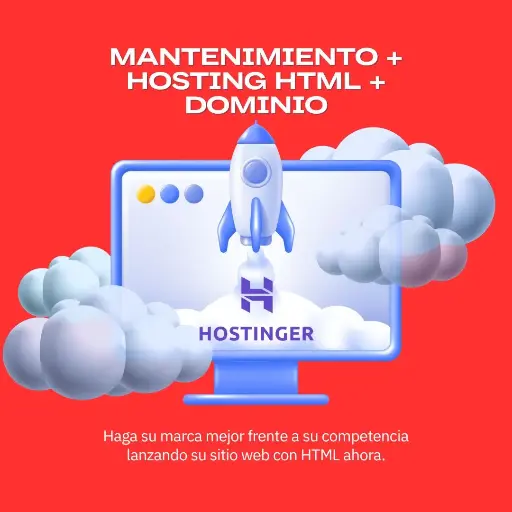 Mantenimiento Hosting Básico (Incluye Dominio)